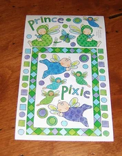 Creative Imaginations Sticker ~ Bryce & Madeline by jone hallmark.  Pixies.