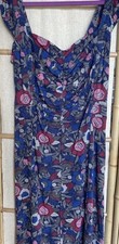 XS Marc By Marc Jacob’s Blue Summer Dress With Zipper and Sweetheart Neckline 
