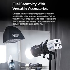 GODOX ML60II Bi Kit 70W Video Light Kit Bi-Color Photography Light JJBD IMXB