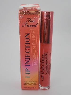 Too Faced Lip Injection Maximum Plump Creamsicle Tickle 0.14 oz - NIB Box Damage