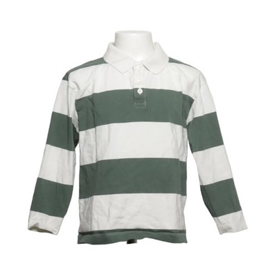 Name It, Rugby Shirt, Größe: 122/128, NKM NUTIVA LS RLX POLO, Grün/Weiß #wmf