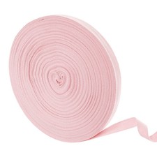 50 Yards Cotton Twill Tape, 5/8 in Herringbone Webbing Ribbon Purple Pink