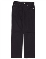 Trussardi Pantalone Uomo Dritto Casual W33 L33 Blu Navy Cotone XJ13