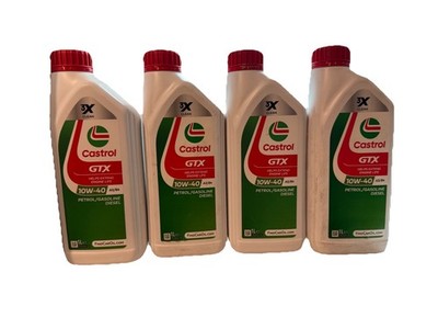 Castrol 10W40 GTX ehemals Ultraclean 10W-40 A3/B4 Motoröl 501 01/50500 4x 1Liter