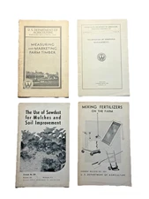Lot 4 USDA Farm Bulletins 1921–1951 Timber Soil Mulch Fertilizer Fishpond
