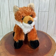 Aurora World Red Fox Plush Stuffed Animal Orange White Black 8 Inch Toy