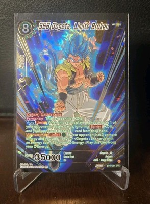 SSB Gogeta, Limits Broken (SPR) BT19-084 Ambition Dragon Ball Super Foil NM