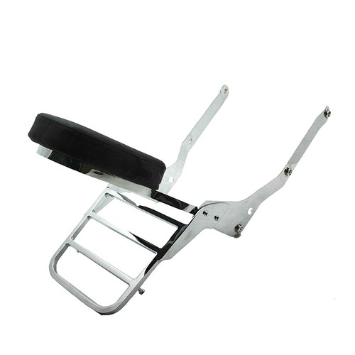 Backrest Sissy Bar Luggage Rack Fits For Honda Shadow Aero 750 VT750C 04-12 - Picture 7 of 11