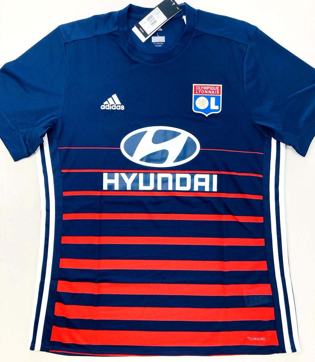 アディダスOlympique Lyonnais サッカーシャツ M Preços baixos em Olympique lyonnais International Club Camisas de