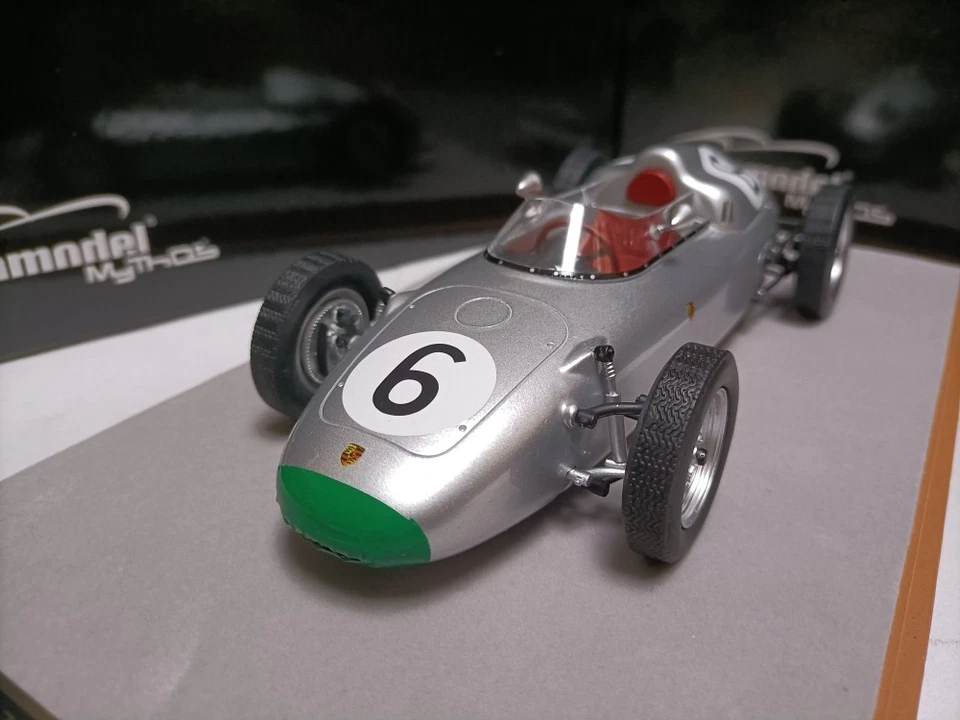 Tecnomodel 1:18 Porsche 718 GP #6 1960 German Grand Prix Car model - Image 2 of 4