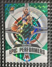 2021-22 Panini Mosaic Chris Paul EPIC PERFORMERS GREEN PRIZM #17 Clippers Suns