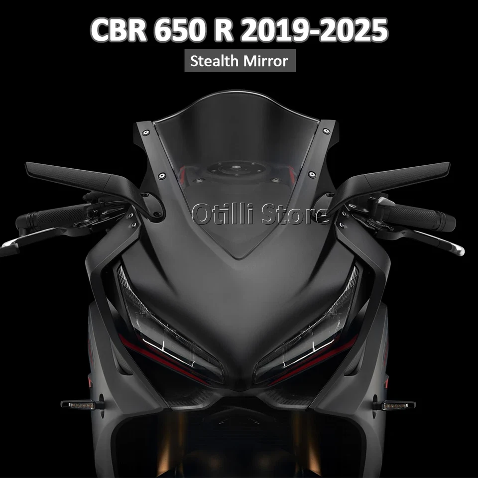 Espejos retrovisores giratorios CNC para HONDA CBR650R CBR650F 2014-2024 Foto 2 de 4