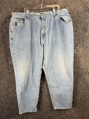 Faded Glory Curvy Jeans Women's Size 26 Blue Denim Cotton Relaxed Fit Preppy