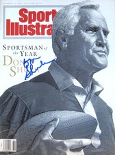 Don Shula - Miami Dolphins - Autographed Sports Illustrated - 12/20/93 No Label