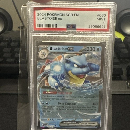 Mint 2024 POKEMON SCR EN-STELLAR CROWN 030 BLASTOISE EX - PSA 9