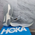Hoka One Mach 6 Mens Size 12 D Gray White Stardust Alabaster 1147790 SLBS Shoes