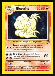 Ninetales 13/130 Base Set 2 Holo Rare