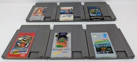 Nintendo NES 8 Game Lot - City Connection, Commando, Rad Racer, & More!
