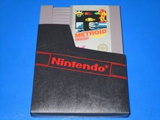 Nintendo NES Metroid Video Game Cartridge 5-Screw Variant w/ Dust Cover (Tested)