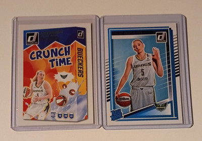 PAIGE BUECKERS 2-CARD RC 2025 WNBA Donruss Base & Press Proof Crunch Time 