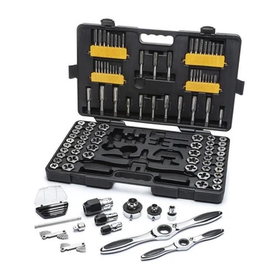 Gearwrench 82812 114 Piece SAE/Metric Ratcheting Tap and Die Set - Image 1 of 2