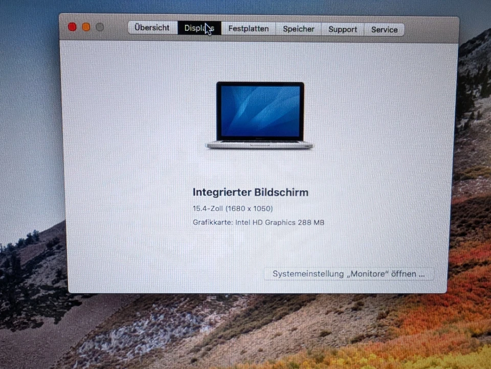 Apple MacBook Pro A1286 Intel Core i5 2.4 GHz 15.4 Zoll 240GB SSD 4GB RAM 2010 - Bild 3 von 4