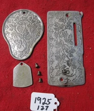 Antique 1925 Singer  127 Sewing Machine FACEPLATE &  MISC PARTS