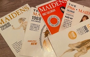 The Maidens 1965-1969 Girly calendars Los Angeles *collectible* vintage *Girls