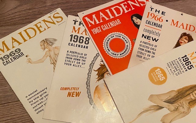 The Maidens 1965-1969 Girly calendars Los Angeles *collectible* vintage *Girls