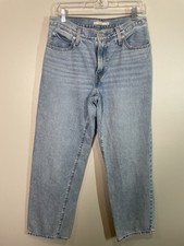 Levi's '94 Baggy Wide Leg Jeans Size 29 Light Wash Denim Women's Minimalist