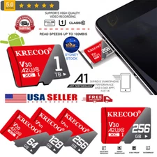 Micro SD Card 32GB 64GB 128GB 256GB 1TB TF Card Class 10 for Android phone LOT