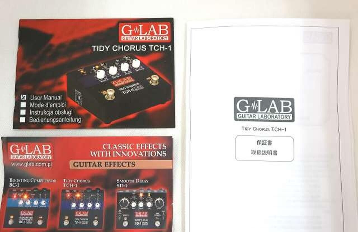 G-LAB Guitar Laboratory Tidy Chorus TCH-1 Effect Pedal | eBay