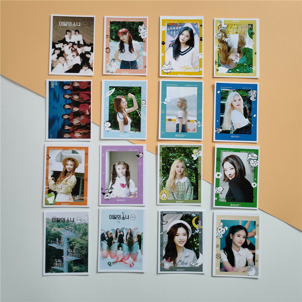 Kpop LOONA Paper Lomo Photo Card Favorite Album Collective
