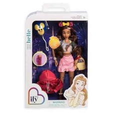 DISNEY Ily 4ever Inspired by Belle Articulated Brunette Curly Hair Doll New