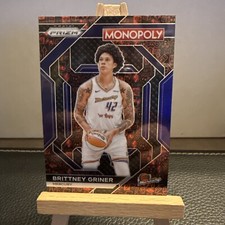 2024 WNBA MONOPOLY PRIZM BRITTNEY GRINER RED CLASSIC ICON PRIZM #WNBA22 MERCURY