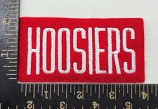 Indiana University Hoosiers Patch - Red and White Embroidered Logo