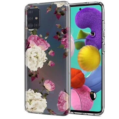 Schutz Hülle Für Samsung Galaxy A51 Motiv Handy Silikon Tasche Slim Case Cover - Bild 1 von 4