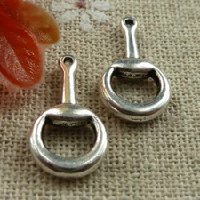 Free Ship 160 pcs tibetan silver nice charms 19x10mm L-1469