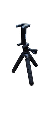 Hama Flex Ministativ 1/4 Zoll Arbeitshoehe=7-14cm Schwarz Fuer Smartphones  ...