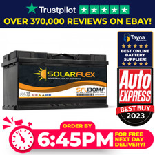 12v 130ah 130 Ah Leisure Battery Deep Cycle For Motorhome / Caravan / Campervan