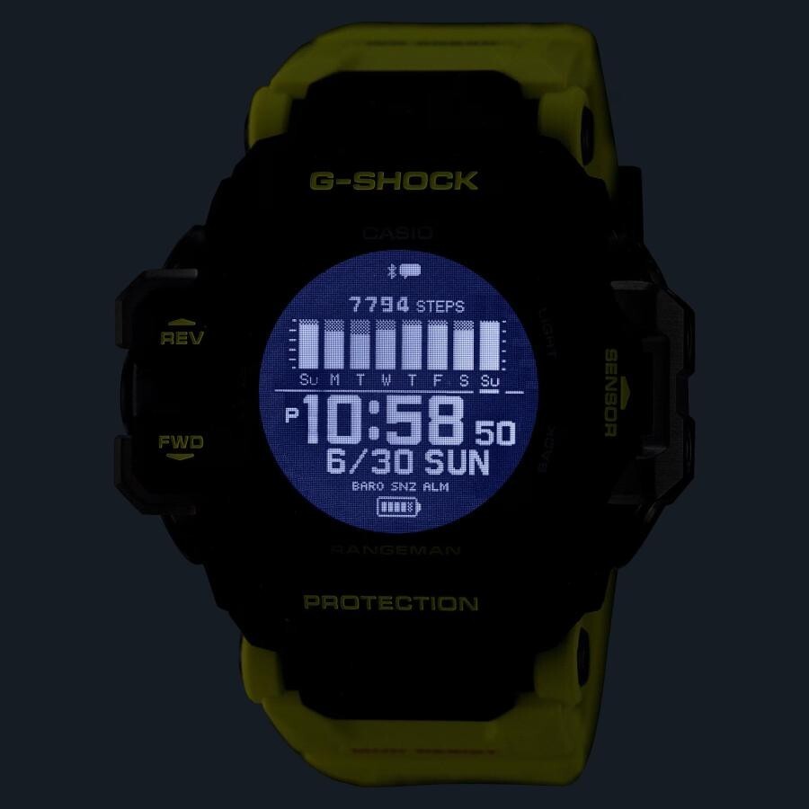 【美品】G-SHOCK RANGEMAN GPR-H1000RY-1A9JR Casio G-SHOCK GPR-H1000RY-1A9JR RANGEMAN Master in Rescue Yellow