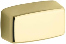 KOHLER K-9464-L-PB Gabrielle Left Hand Trip Lever Vibrant Polished Brass