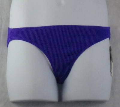 Salt + Cove Juniors Ribbed Hipster Bikini Bottom Swimsuit, Purple, Medium