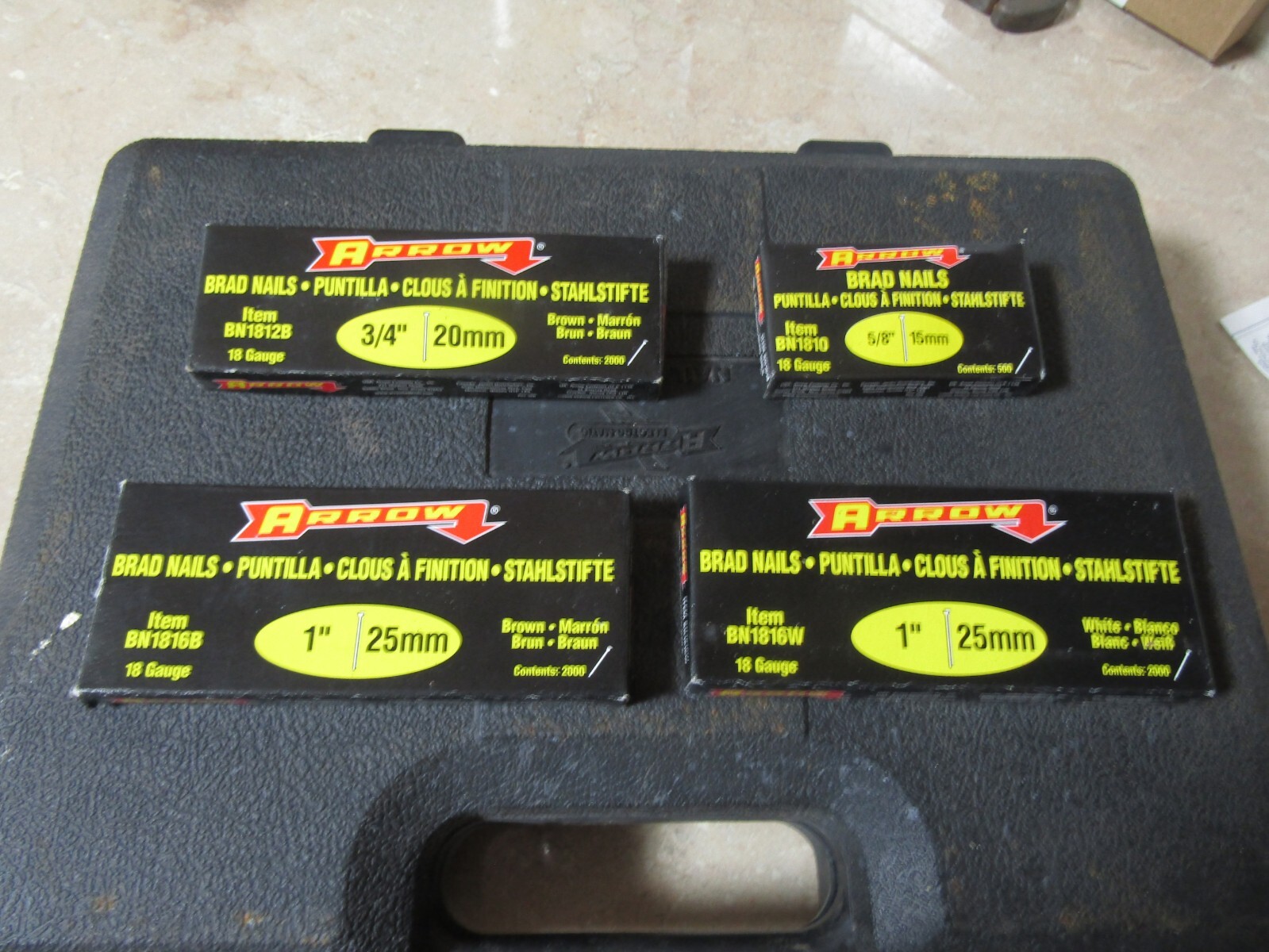 ARROW FASTENER Co ET100 NAIL MASTER ELECTRIC BRAD NAIL GUN WITH BRAD NAILS eBay