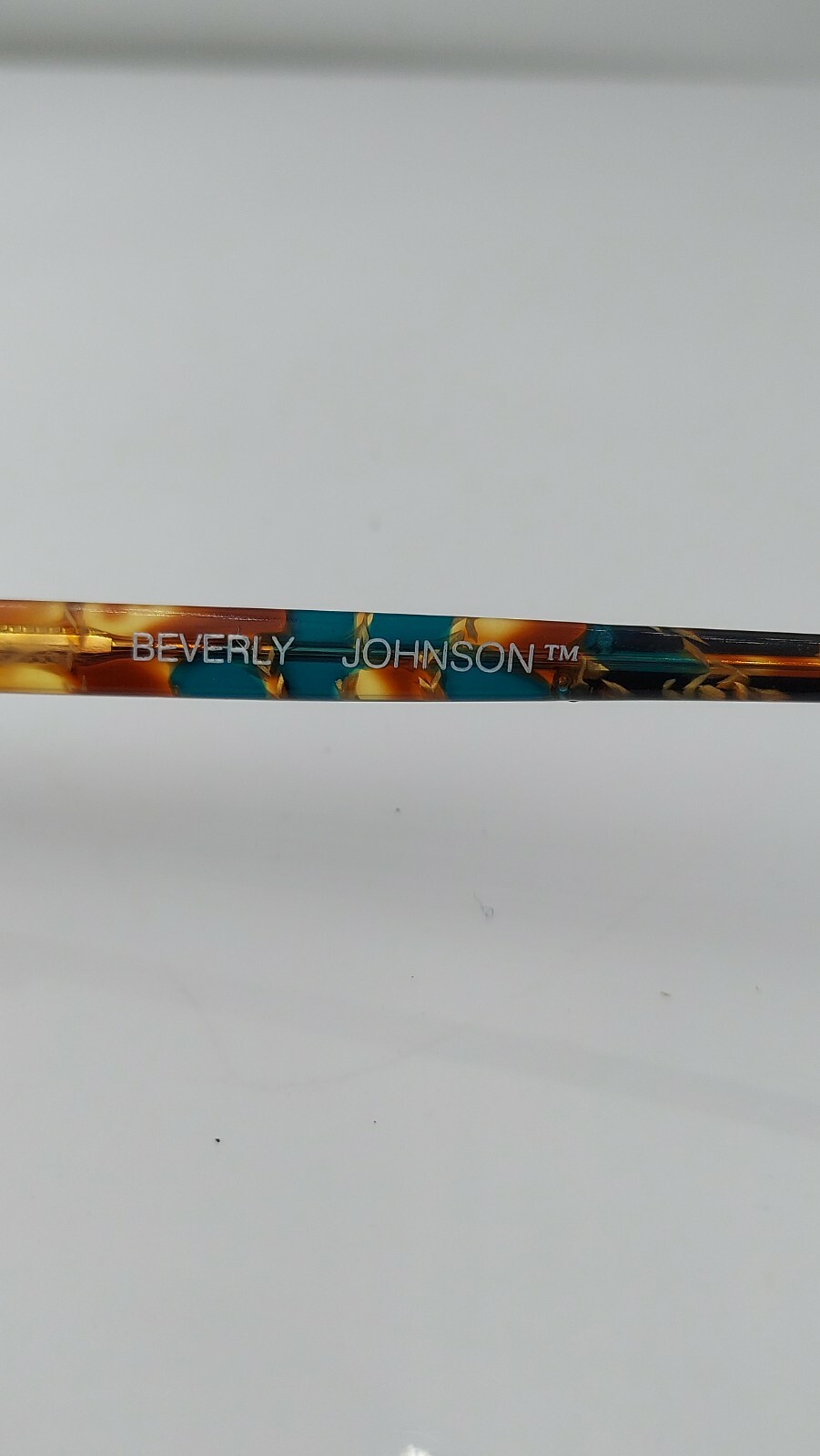 Vintage Beverly Johnson BE-9 Black Green Gold Ova… - image 4