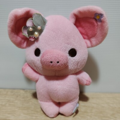 Piggy Girl Pink Pig Plush Doll Stuffed Toy San-X 2012 Japan 7