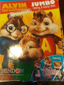 Alvin And The Chipmunks The Squeakquel Jumbo Coloring Activity Book