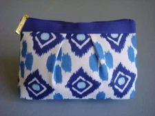 Estee Lauder ADVANCED NIGHT REPAIR Complex NEW + Blue Ikat Cosmetic Bag + Mirror