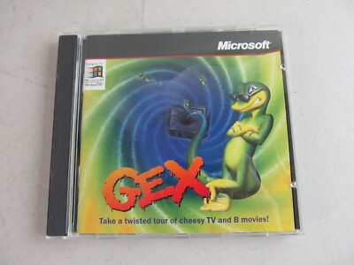 GEX (PC, 1995) Microsoft Windows 95 CD-ROM PC Vintage Rare GEX (PC, 1995) Microsoft Windows 95 CD-ROM PC Vintage Rare