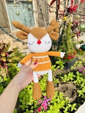 Reindeer Crochet Gift For Holiday